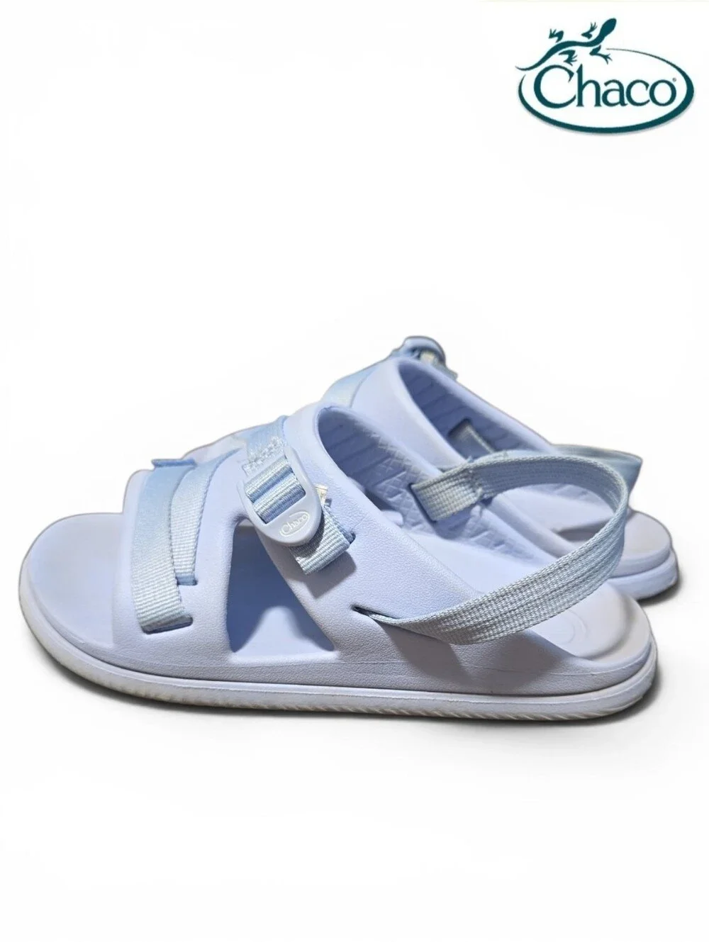 Chaco Chillos Sport Youth Size 4  Sandals Baby Blue